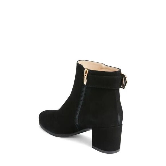 Ron White Women's Black Jozie Ankle Bootie Weatherproof Italian Boots Size 40 NW - Picture 2 of 10